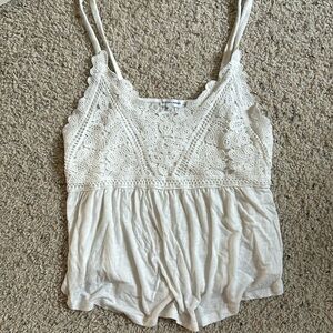 Lace tank top